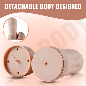<span class=keywords><strong>Masturbator</strong></span> Pria Getar Bentuk Senter, Vagina Asli, <span class=keywords><strong>Cup</strong></span> Masturbasi Oral, Mainan Seks Vagina untuk Pria Dewasa - Product Image 3