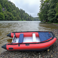 Nouveau bateau de pêche gonflable à grande vitesse de 10 pieds skiff PVC léger et durable loisirs Sports de plein air