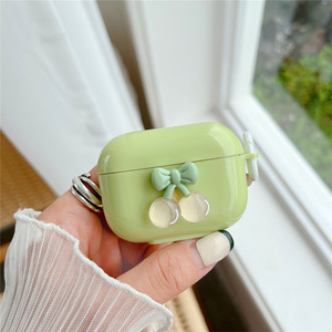 เคสป้องกัน AirPods3 สไตล์ INS เรียบง่าย สดใส เหมาะสำหรับ AirPods เคสซิลิโคนลายเชอร์รี่แบบมินิมอล ป้องกันการตกกระแทก - Product Image 5