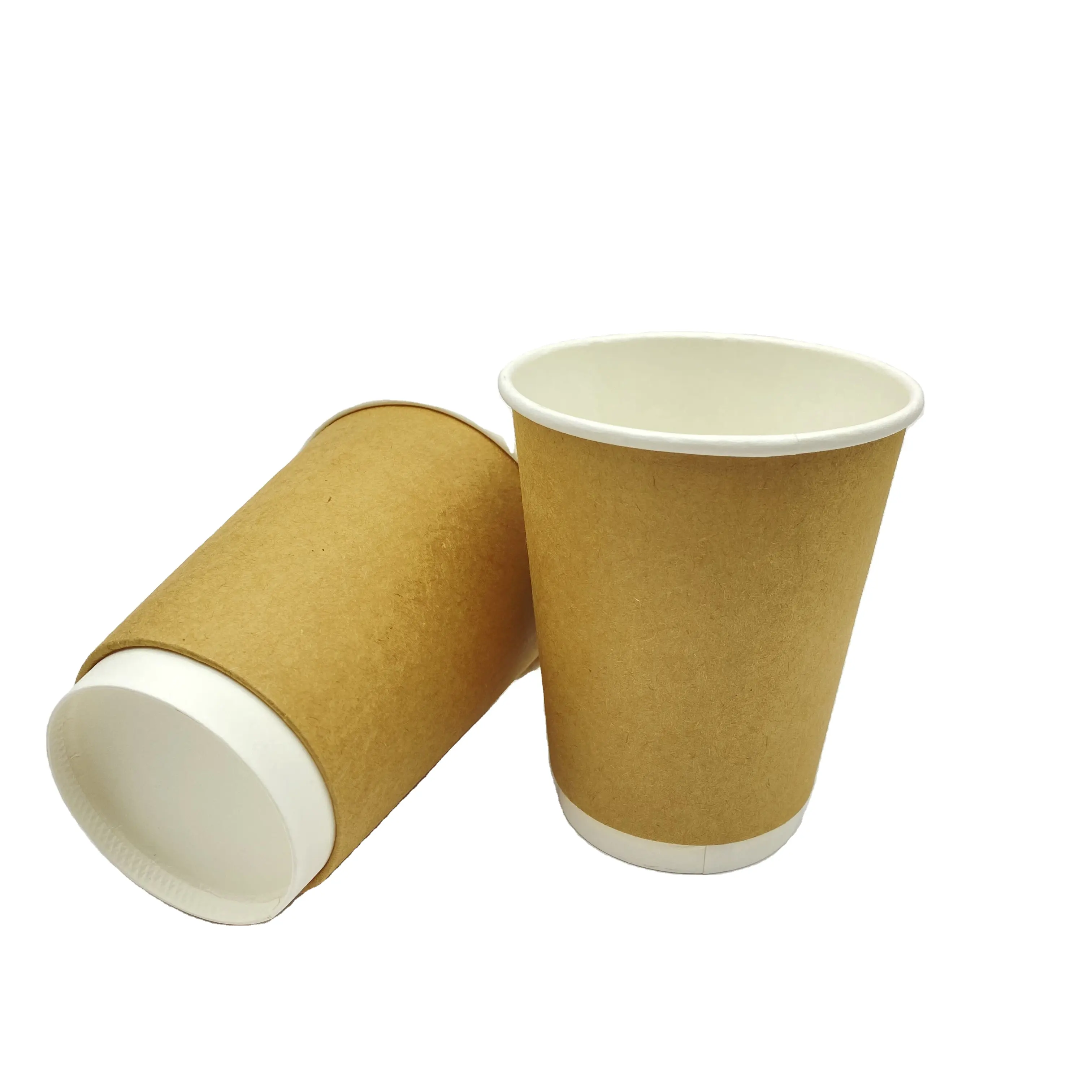 Shrink Pack 8oz Paper Cup With Lid Set Packing Schrink Bag Pack