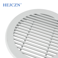 Diffuseur d'air rond en aluminium pour climatisation HVAC, grille linéaire à fentes, grille d'aération ronde, capuchon de diffuseur d'air
