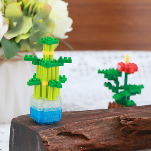 Yinyirun-blocs de construction personnalisés, bloc <span class=keywords><strong>nano</strong></span> en fleurs <span class=keywords><strong>3D</strong></span>, <span class=keywords><strong>puzzle</strong></span> de pixels, mini briques, jouets pour enfants - Product Image 2
