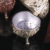 Brûleur d'encens créatif en alliage, ornement personnalisé, décoration intérieure religieuse arabe, cadeau, emballage en boîte de papier, modèle Chine