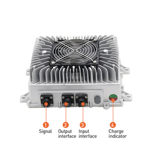 Zhengzhou Qixiong IP67 3300W pengisi daya baterai Lithium OBC LiFePO4 papan untuk pengisi daya Ev troli Golf - Product Image 4