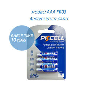 איכות גבוהה 1.5v lifes2 pilas 10445 aaa fr03 1200mah גודל החיים aaaa סוללה ליתיום ברזל - Product Image 3