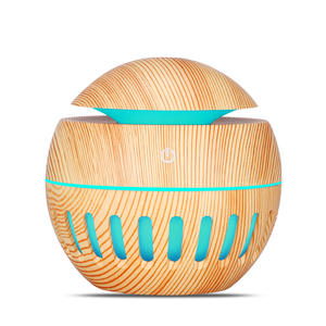 Creative New Humidifier USB Home Bedroom Desktop Atomizer <b>Wood</b> Design <b>Moisturizing</b> Night Light Less Than 0.5L Capacity - Product Image 1