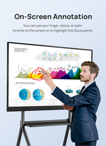 <span class=keywords><strong>Pizarra</strong></span> blanca <span class=keywords><strong>interactiva</strong></span> escolar Hd Pantalla LCD de 55 pulgadas Reunión Panel plano interactivo <span class=keywords><strong>digital</strong></span> electrónico <span class=keywords><strong>Pizarra</strong></span> blanca inteligente - Product Image 3
