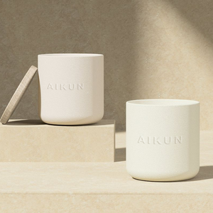 AIKUN Fabricante de Velas Aromáticas de Cera de Soya en Recipientes de Cerámica para Decoración del Hogar, Recuerdos de Boda, Aromaterapia y Relajación - Product Image 1