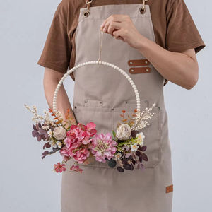 Guirlande de fleurs artificielles réalistes Dahlia Rose Hortensia avec verdure pour porte d'entrée, mur, mariage, Thanksgiving, remise de diplôme - Product Image 1