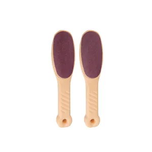 Wooden Foot File Callus Remover Pedicure Fully Customized Factory Wholesale Price Foot Files Removal Toe Scrub Heel Cuticles