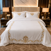 Ensemble de literie de chambre à coucher 100% coton, drap de lit de couleur blanche, taille unique en percale