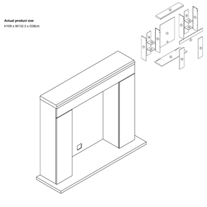طاولة كونسول خشبية عصرية بالجملة لغرف المعيشة في الفنادق، طاولة أريكة لمدخل المنزل، خزانة مدخل - Product Image 4