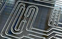 Évaporateur de plaque d'oreiller en acier inoxydable utilisé dans la zone de la machine d'aviation plaque froide liquide