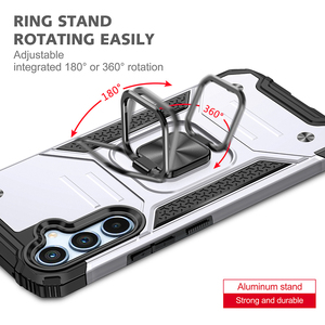 Custodia magnetica TPU + PC antiurto Armor Fundas Para Celulares per <span class=keywords><strong>Samsung</strong></span> A54 A34 A24 A14 A04 <span class=keywords><strong>cover</strong></span> posteriore con supporto per anello staffa - Product Image 4