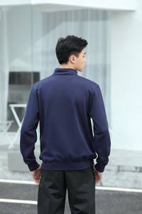 Nuovi arrivi inverno semplice felpa con cerniera da <span class=keywords><strong>donna</strong></span> 480gsm pesante felpa in pile tinta unita personalizzata - Product Image 2