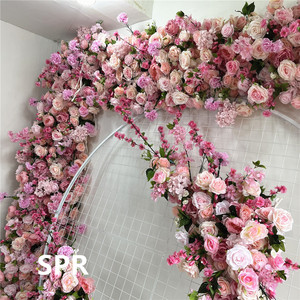 Mur de fleurs artificielles SPR <span class=keywords><strong>pas</strong></span> <span class=keywords><strong>cher</strong></span>, décoration de <span class=keywords><strong>mariage</strong></span>, rose blush, mélange de couleurs, rouleau de mur de fleurs pour la décoration de <span class=keywords><strong>mariage</strong></span> - Product Image 5