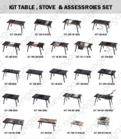 Table pliante légère pour l'extérieur, vente en gros d'usine, pour le camping, le barbecue, la randonnée, fabriquée avec un cadre en alliage d'aluminium durable