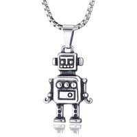 Collier pendentif croix mains en prière en acier inoxydable avec chaîne à maillons, bijoux hip-hop pour homme, cadeau de fête