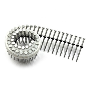 Clous à béton en bobine à tige plate en plastique, mécaniques, zingués, 2,7 mm - Product Image 2