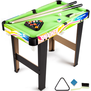 Gran oferta de juguetes de madera de 24 pulgadas, mesa de billar Mini, juguetes educativos para niños, mesa de billar y billar con palo de taco para uso en interiores - Product Image 4