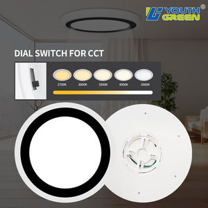 ไฟแผง LED แบบฝังเพดาน ขนาด 14 นิ้ว 24W+3W ปรับอุณหภูมิสีได้ 5 ระดับ พร้อมโหมดไฟกลางคืน สำหรับบ้าน รับประกัน 5 ปี - Product Image 5