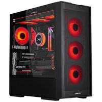 Lian Li Lancool II Mesh Black ATX Mid Tower Computer Case High Airflow Gaming PC Chassis with Tempered Glass Side Panel