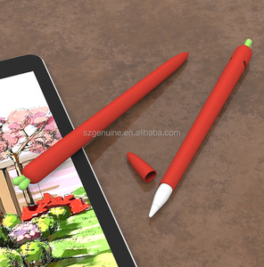 กล่องดินสอซิลิโคนนุ่มลายแครอทน่ารักสำหรับ <span class=keywords><strong>Apple</strong></span> <span class=keywords><strong>Pencil</strong></span> <span class=keywords><strong>1</strong></span>/2 ป้องกันการกระแทก ชุบด้วยไฟฟ้า งานฝีมือพิเศษ ผลิตจากวัสดุ PC ทนทาน - Product Image 6