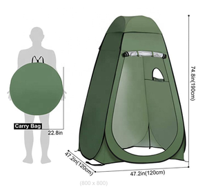 Tente de douche extérieure pop-up, cabine de change, abri de <span class=keywords><strong>camping</strong></span> portable, tente de toilette pour l'intimité - Product Image 5