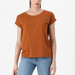2025 camiseta estampada informal de gran tamaño para mujer, recién llegada, camisetas de algodón con cuello redondo hechas a medida, camisetas para mujer - Product Image 1