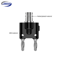 Connecteur Répartiteur Coaxial JZDZ BNC Femelle vers Double Prise Banane Mâle, Adaptateur BNC Banane pour Antennes Radio HF