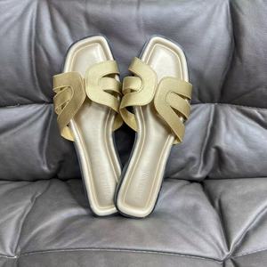 Foreign Trade French Flat Simple Slippers Women Wear a New Summer Hollow-out Line With Casual Ebay Flip-flops - Product Image 4