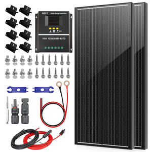 12 Voltios Solar RV Kit <span class=keywords><strong>400W</strong></span> Recarga silenciosamente sus baterías para que pueda disfrutar del aire libre sin el ruido adicional - Product Image 1