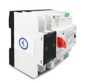 Duy nhất giai đoạn Din Rail ATS điện kép tự động chuyển điện Selector Thiết bị chuyển mạch không bị gián đoạn 2P 63A 100A 125A - Product Image 2