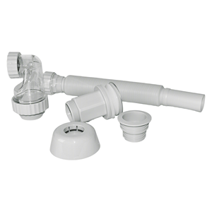 Desagüe de Lavabo de Acero Inoxidable de Alta Calidad con Tubería Flexible Antiolores y Sistema de Cesta Filtrante Extraíble - Product Image 3