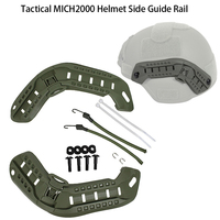 Casque tactique Tri-Claw Warfalcon MICH2000 avec rail de guidage latéral ARC en nylon, accessoires de chasse