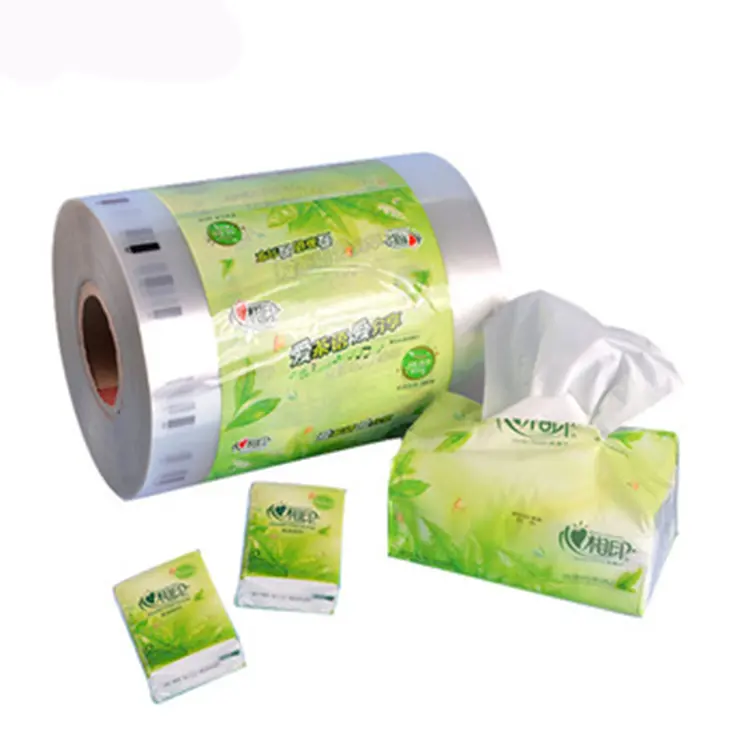 Custom Printed Logo Transparent Sealing Laminating Mylar Bags Tissue Packaging Roll Film Plastic Wrapping