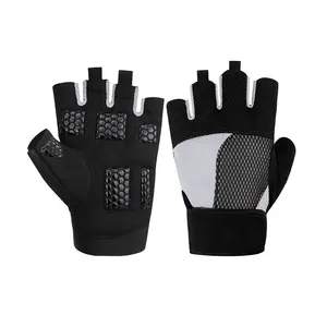 Hantel Workout Half Finger Thin Gym Sport handschuhe Sport Anti-Rutsch-Handschutz Gym Barehand Handschuhe