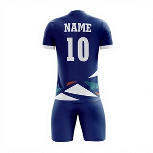ชุดฟุตบอลคุณภาพสูง ปี 2025 โพลีเอสเตอร์ 100% ดีไซน์ใหม่ ผลิตตามสั่ง OEM ชุดแข่งฟุตบอล ชุดเปล่า แบรนด์สั่งทำได้ น้ำหนัก 180 กรัม - Product Image 1