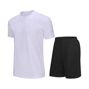 Abbigliamento Sportivo Unisex per Adulti T-Shirt e Pantaloncini da Palestra Traspiranti da <span class=keywords><strong>Tennis</strong></span> e Padel Abbigliamento Sportivo da <span class=keywords><strong>Uomo</strong></span> Personalizzato OEM - Product Image 3