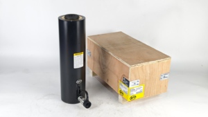 Heavy Duty Single Acting Hollow Plunger Aluminum Hydraulic Cylinder Matching <b>Electric</b> Hand Pump Manual Labor - Product Image 5