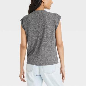 Camiseta de Manga Corta Lisa Personalizada para Mujer, Nueva Llegada - Product Image 2