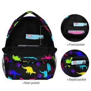 Dinosaur Custom Print School Bag <b>Backpack</b> <b>Waterproof</b> Book Bags Casual School <b>Backpack</b> - Product Image 5