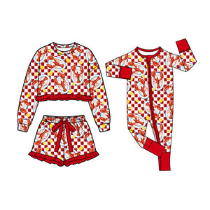 Pre-venta de Conjuntos de Ropa Infantil Boutique Crayfish, Ropa para Niños, Pijamas para Bebés, Venta al por Mayor, Nuevos Diseños de Moda, Conjuntos de Ropa para Niños - Product Image 1