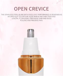 جهاز إزالة الشعر الكهربائي 4 في 1 للنساء ، شحن USB لإزالة شعر الحواجب على السوالف ، شعر الساق والذراعين - Product Image 6