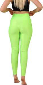 Women's High Waist Full Length Solid Color <b>Leggings</b> Seamless Knitted Stretch Yoga Workout Pants Spandex / Nylon - Product Image 5