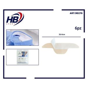 Patchs de col sportifs Hb 26,4 cm 6 pièces pour la protection des vêtements - Product Image 3