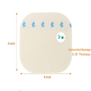 Pabrik OEM kustom pembalut hidrokoloid 4x4 bantalan perekat steril, 10 Pak, perban tersedia penyerap untuk luka lecet - Product Image 6