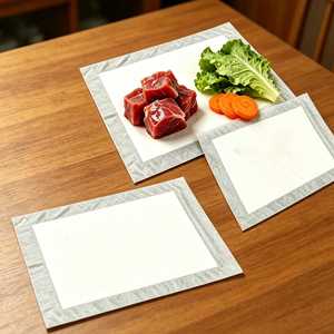 Tampon absorbant pour viande, emballage alimentaire, tampon absorbant pour la vente en gros, supermarché, poulet congelé, bœuf, viande emballée avec plateau en plastique - Product Image 1
