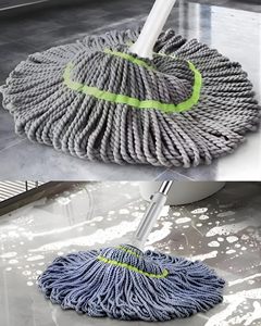 Mopa de Microfibra Mágica Morada con Mango Extensible para Limpieza de Pisos - Product Image 3