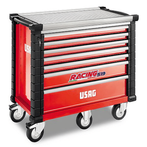 Gabinete de Herramientas Usag Racing 519 con 7 Cajones, Rodante, para Taller, Color Rojo - Product Image 2